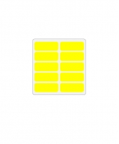 Self Adhesive Label 19mm X 50mm [Yellow]
